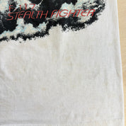 J- Vintage 90s F0117 Stealth Fighter Jet Graphic Made In USA Single Stitch Tee - M