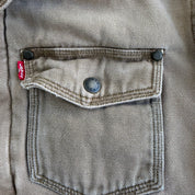 Levi's Sherpa Lined Canvas Hooded Jacket - M