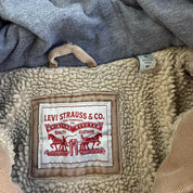 Levi's Sherpa Lined Canvas Hooded Jacket - M