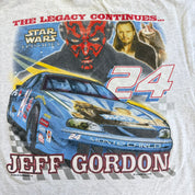 J- Vintage '99 Nascar Jeff Gordon Pepsi Star Wars Episode 1 Graphic Tee - L