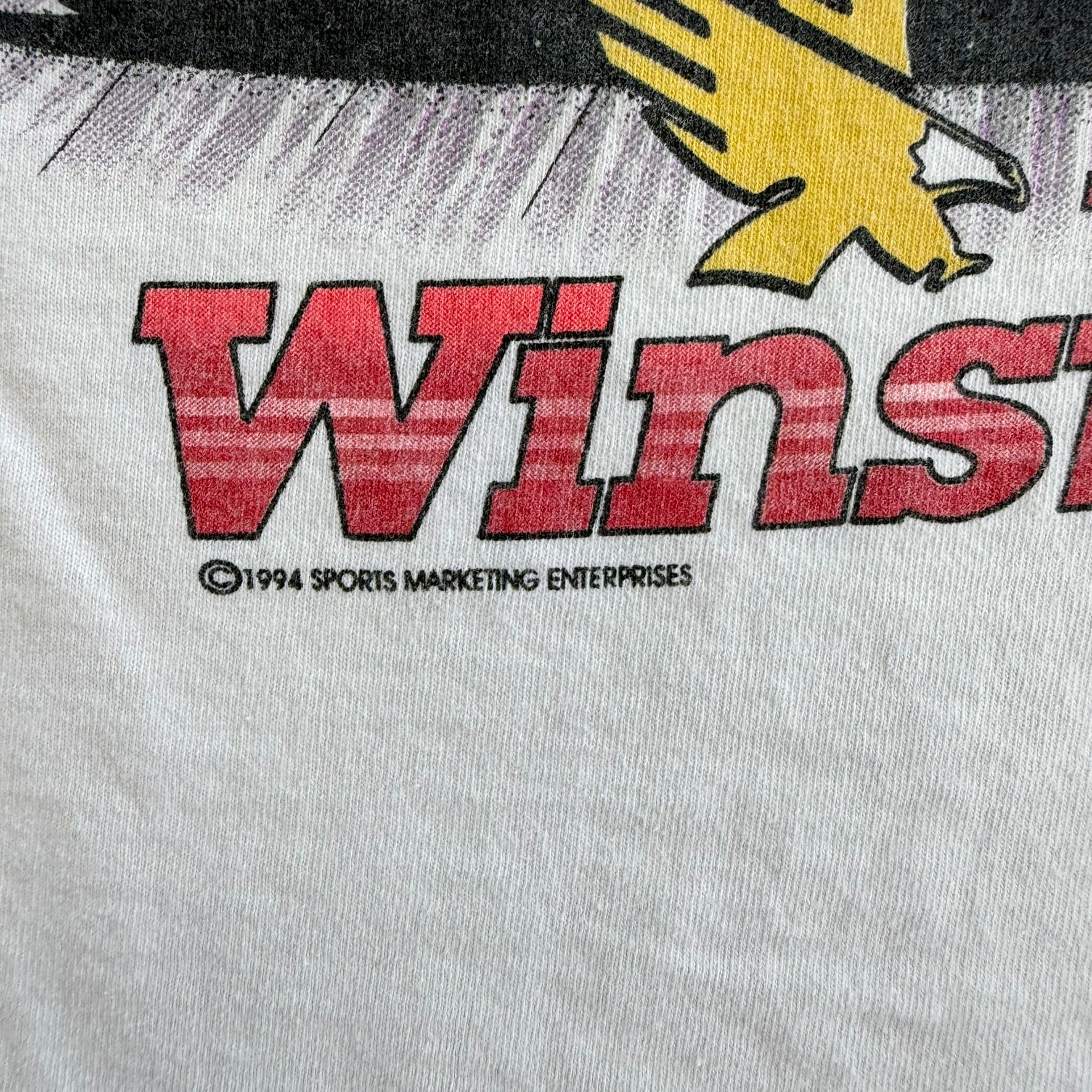 J- Vintage '94 Nascar Winston Cup Bud At The Glen Graphic Made In USA Single Stitch Tee - M