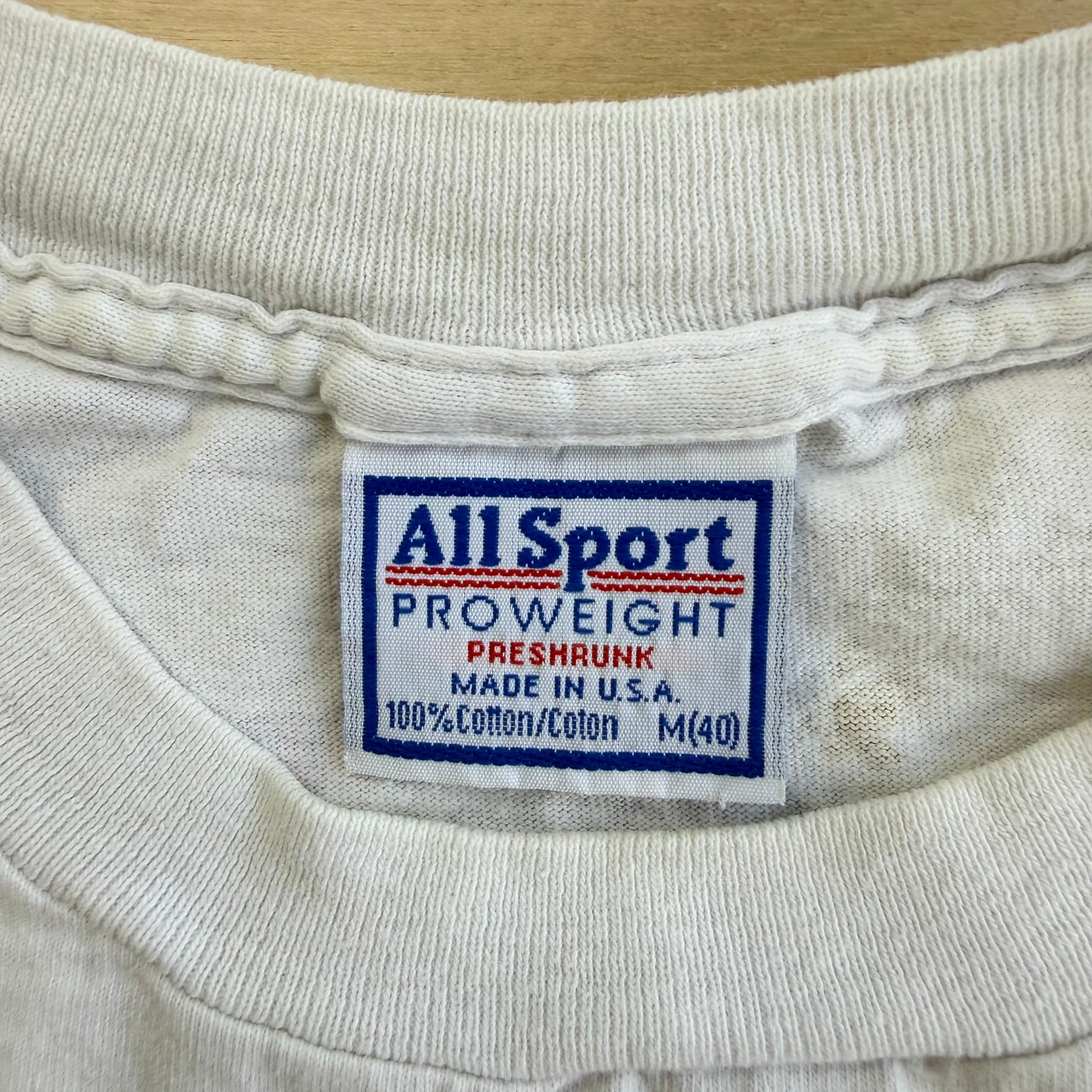 J- Vintage '94 Nascar Winston Cup Bud At The Glen Graphic Made In USA Single Stitch Tee - M