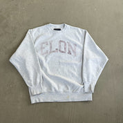 F- Vintage Champion Reverse Weave Elon University Text Crewneck