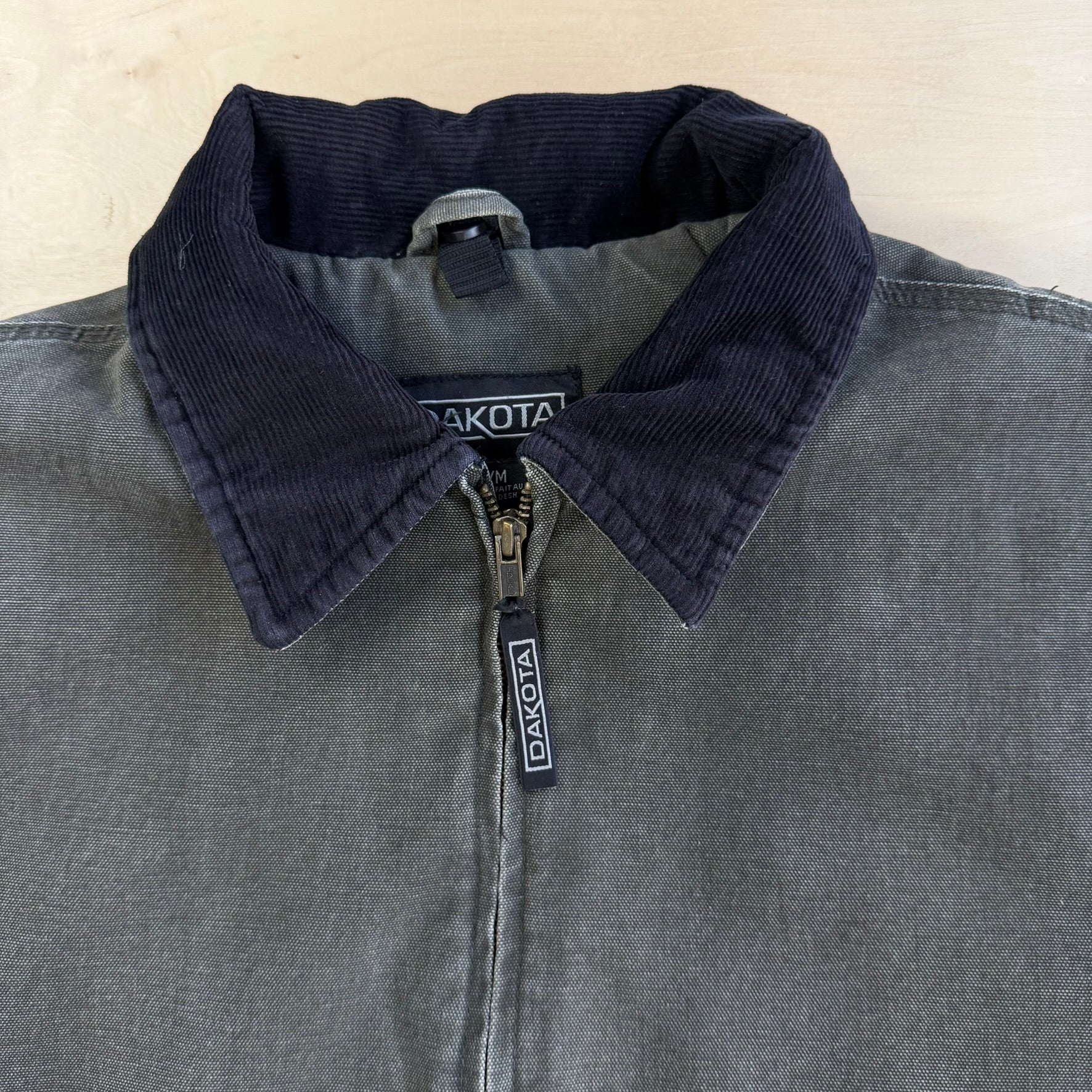 Vintage Dakota Quilt Lined Canvas Workwear Jacket - M