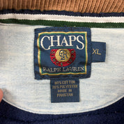 F- Vintage Chaps Ralph Lauren Embroidered Text Crewneck