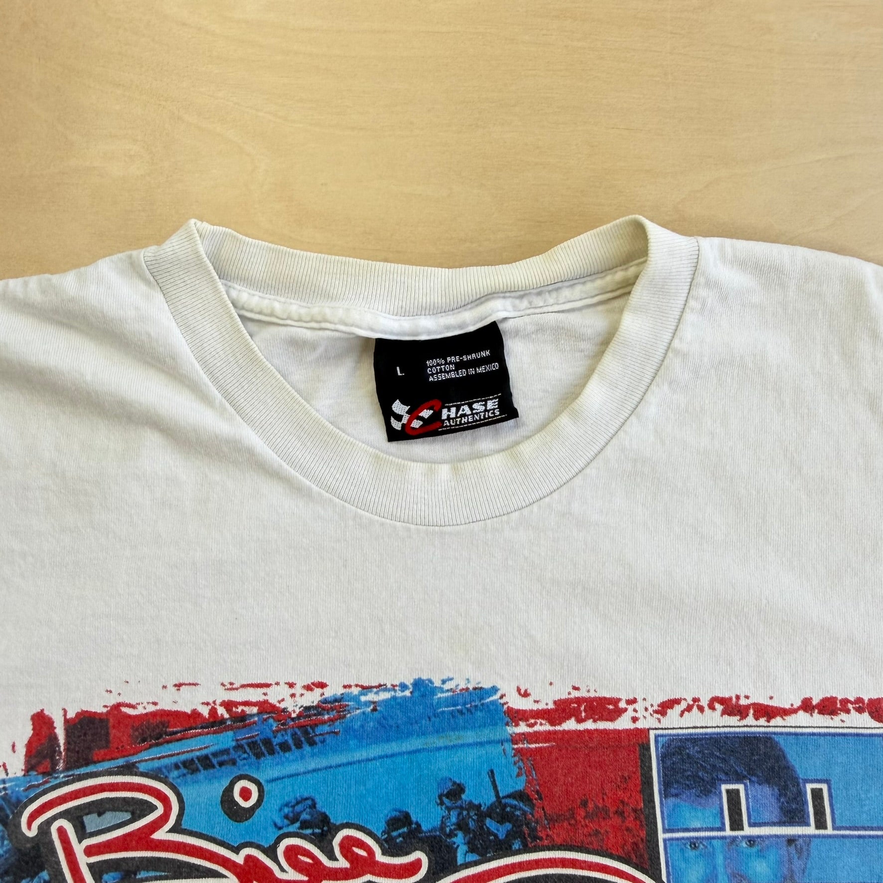 J- Vintage '01 Nascar Bill Elliott Dodge Different Racing Car Graphic Tee - L