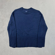 F- Vintage Gap Heavy Navy Knit Sweater