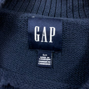 F- Vintage Gap Heavy Navy Knit Sweater