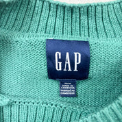 F- Vintage Gap Heavy Green Knit Sweater