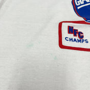 F- Vintage 1987 Bootleg New York Giants Super Bowl 21 Champs NFL Russell Single Stitch Tee