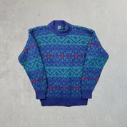 F- Vintage Gap Heavy Pattern Knit Sweater