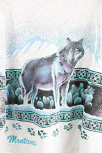 Load image into Gallery viewer, Vintage Montana Wolve &amp; Mountain Graphic Tee
