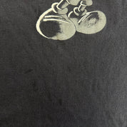 J- Vintage Disney Mickey Mouse Text & Graphic Made In USA Tee - XL