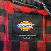 Vintage Dickies Flannel Lined Canvas Chore Jacket - L