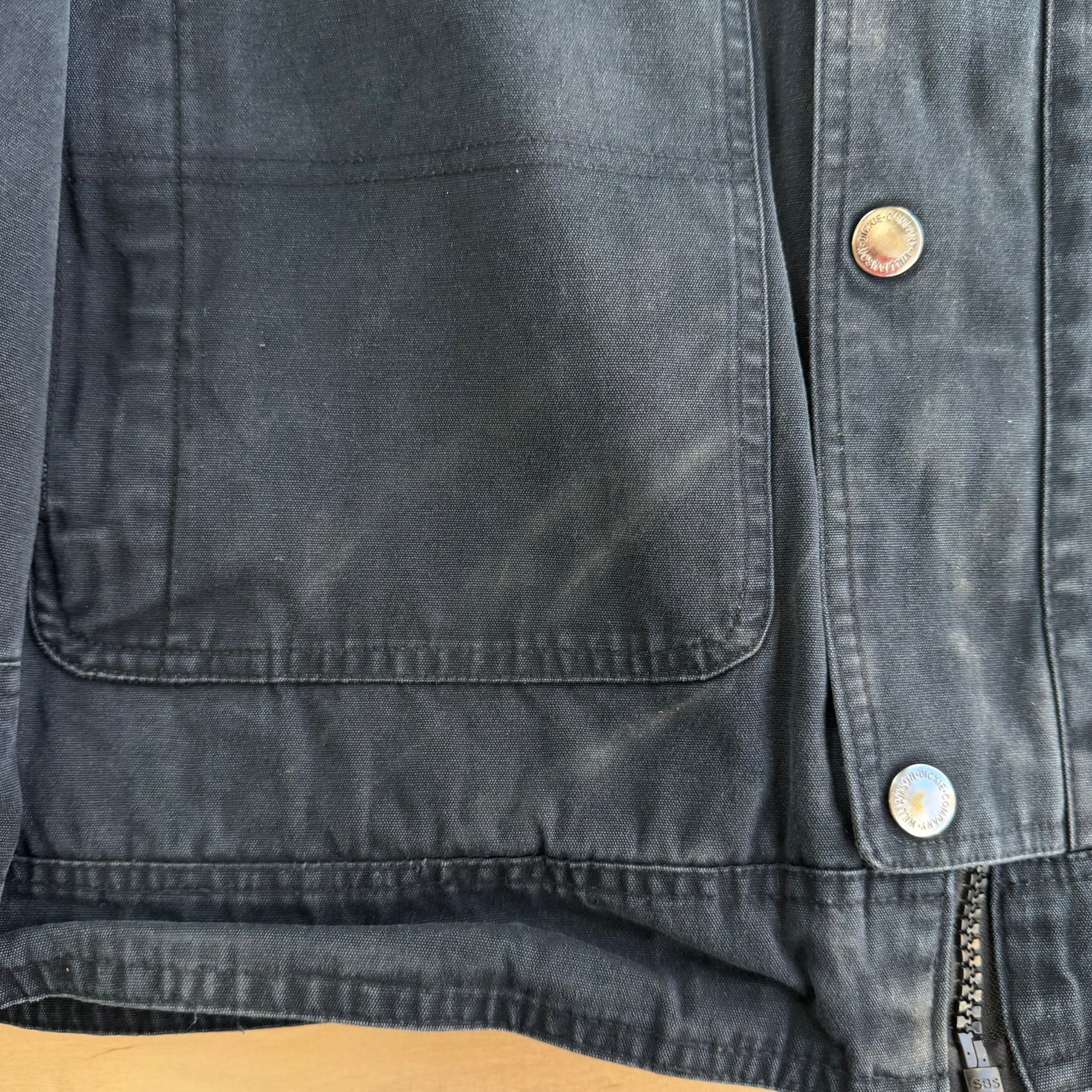 Vintage Dickies Flannel Lined Canvas Chore Jacket - L