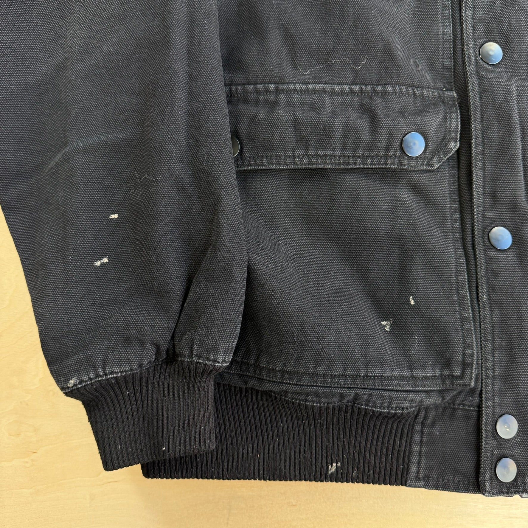 Vintage Crooks & Castles Hooded Canvas Cargo Work Jacket - XL