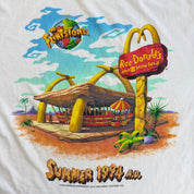 J- Vintage '94 McDonald's & The Flintstones Roc Donald Graphic Made In USA Single Stitch Tee - XL