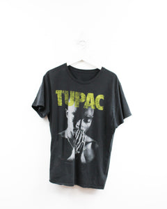 Tupac Picture & Script Tee