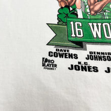 Load image into Gallery viewer, F- Vintage Boston Celtics 50 Years 16 Championship NBA Cartoon Single Stich Tee
