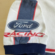 J- Vintage 90s Ford Taurus Racing Graphic & Text Made In USA Polo Shirt - XL
