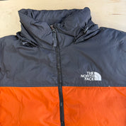 Vintage The North Face Orange Nuptse Puffer Jacket - 2XL