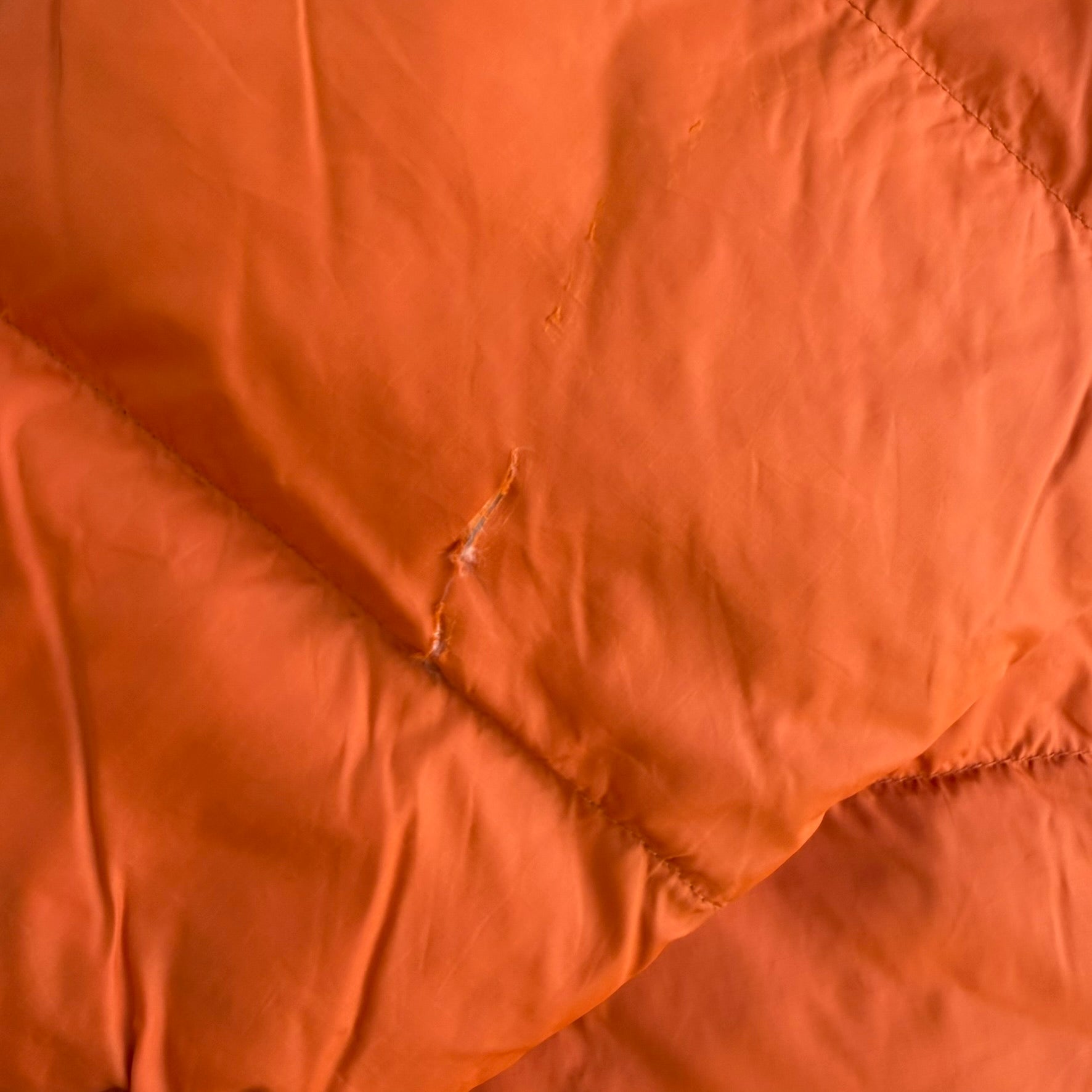 Vintage The North Face Orange Nuptse Puffer Jacket - 2XL