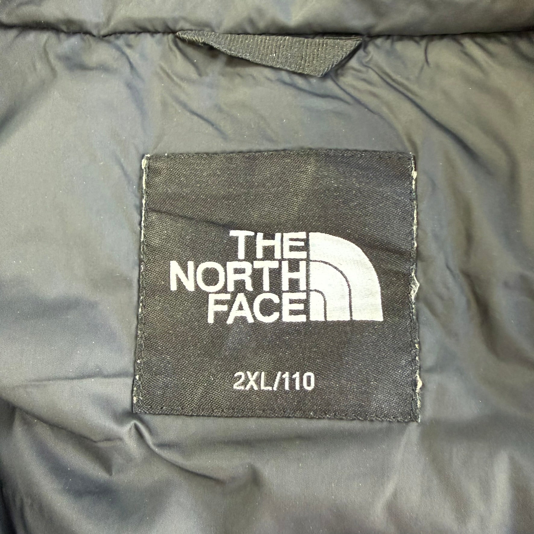 Vintage The North Face Orange Nuptse Puffer Jacket - 2XL
