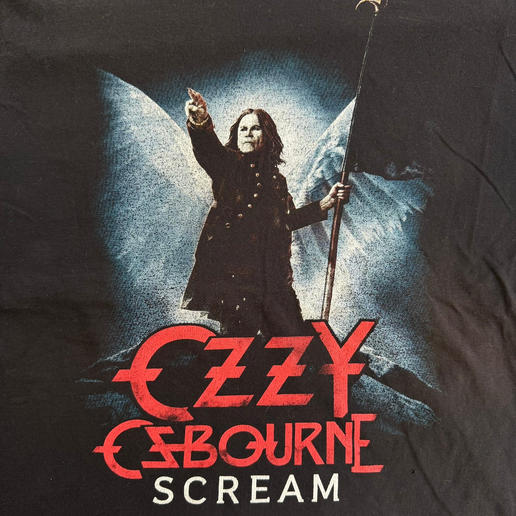J- Vintage Ozzy Osbourne Scream Graphic Picture Tee - XL