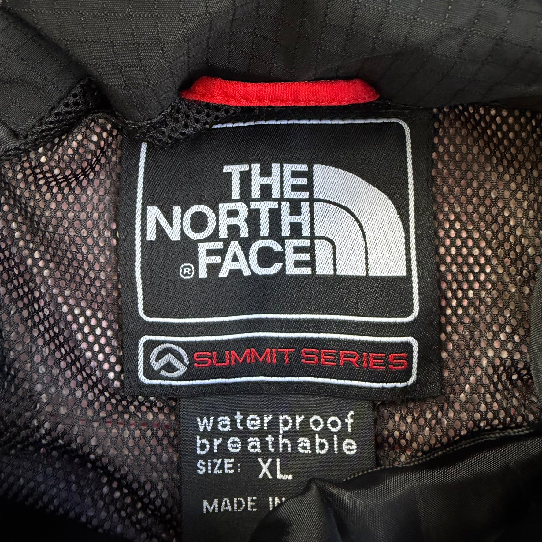 Vintage The North Face Red Gore-Tex Summit Series Waterproof Winter Jacket - XL