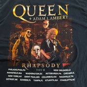 J- '19 Queen & Adam Lambert The Rhapsody Tour Graphic Picture Tee - XL