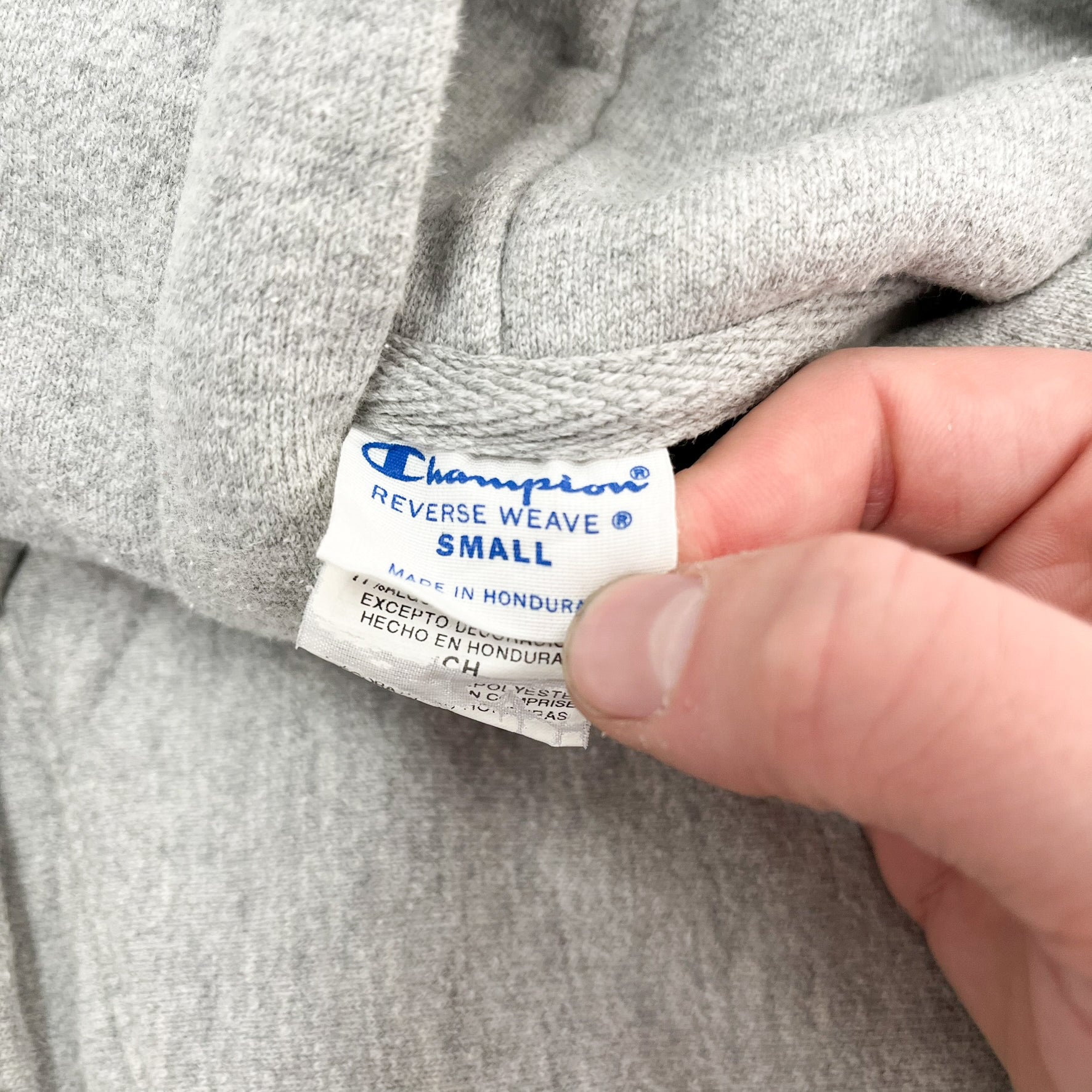 F- Vintage Champion Reverse Weave Guertin Athletics Text Hoodie