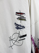 Load image into Gallery viewer, Z- Vintage 90s Reebok Nylon Windbreaker White
