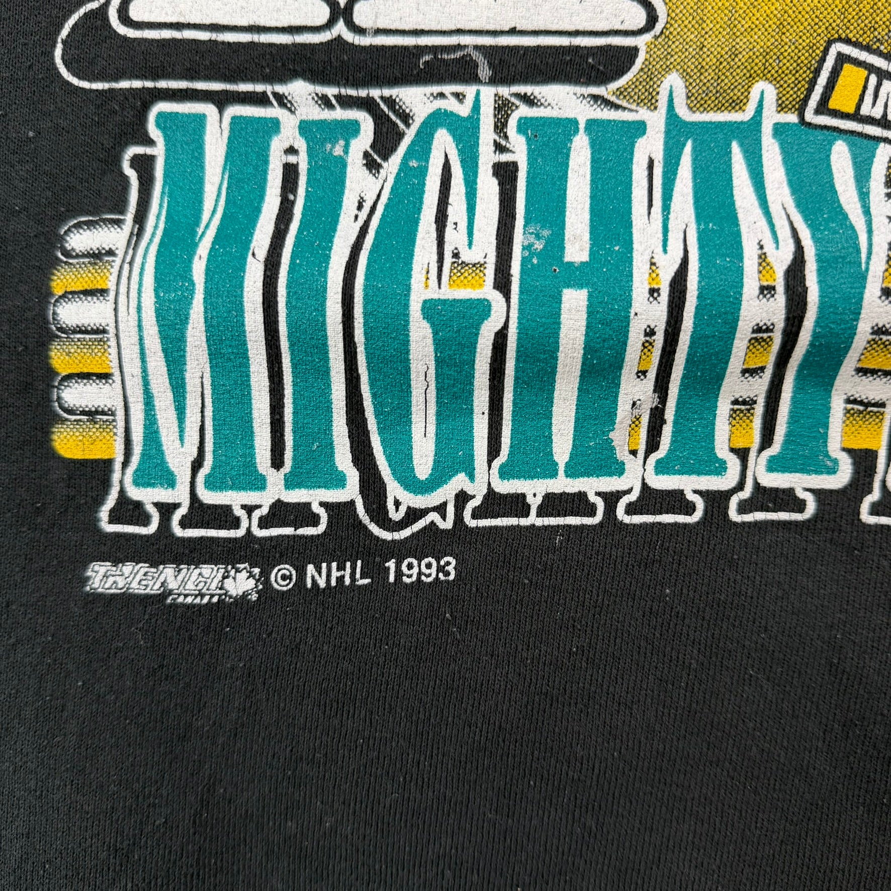 J- Vintage '93 Anaheim Ducks NHL Logo Crewneck - XL