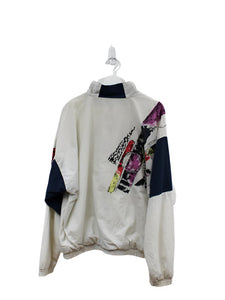 Z- Vintage 90s Reebok Nylon Windbreaker White