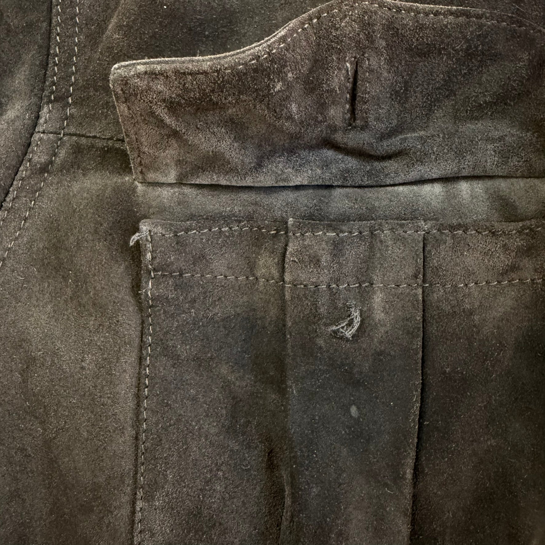 Vintage Gap Dark Brown Suede Jacket - L