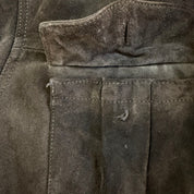 Vintage Gap Dark Brown Suede Jacket - L