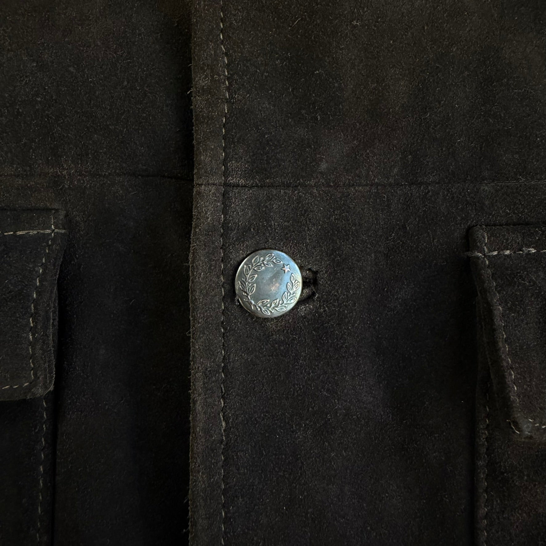 Vintage Gap Dark Brown Suede Jacket - L