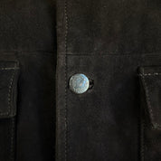 Vintage Gap Dark Brown Suede Jacket - L