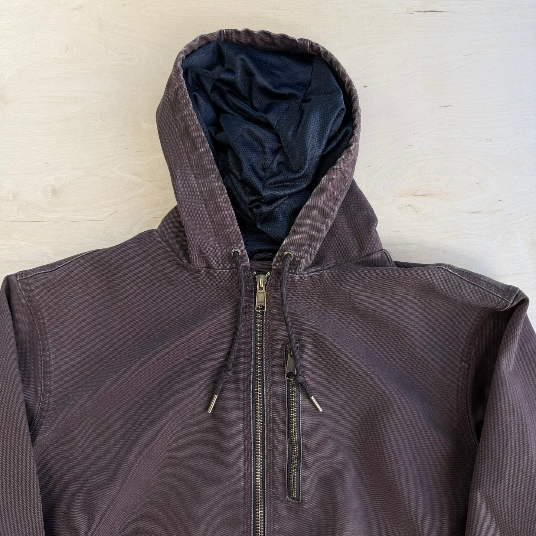 Vintage Cabela's Chocolate Brown Canvas Hooded Workwear Jacket - L