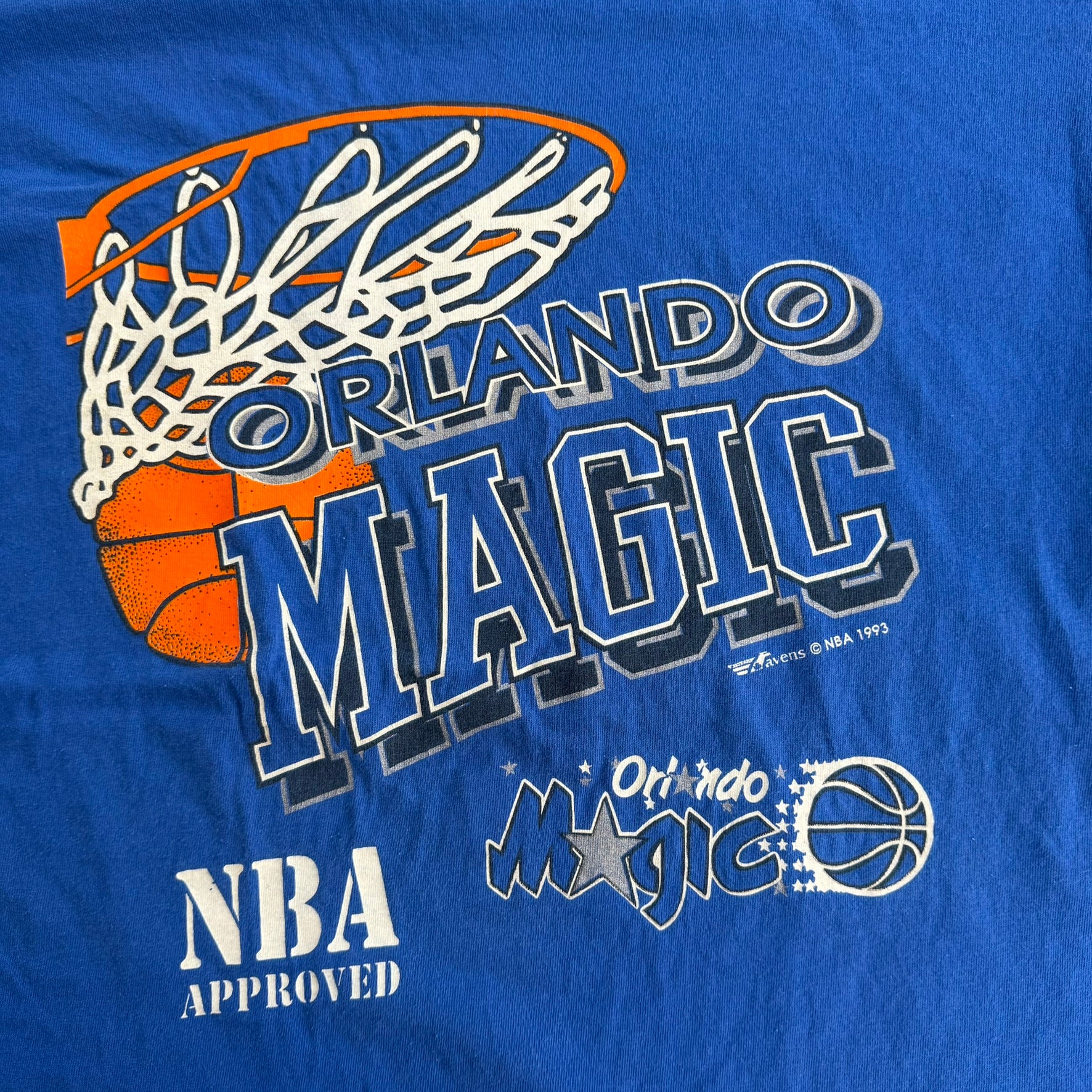 J- Vintage '94 Orlando Magic NBA Approved Graphic Single Stitch Tee - XL