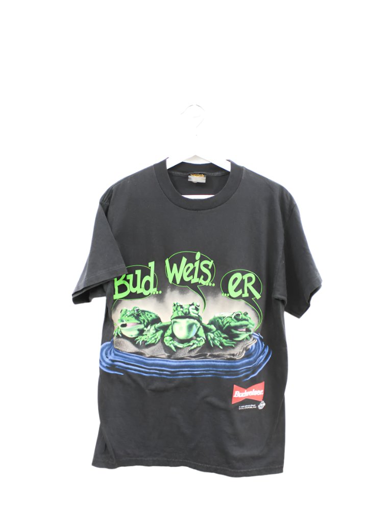 Z - Vintage 1995 Budweiser Beer & Frogs Single Stitch Tee