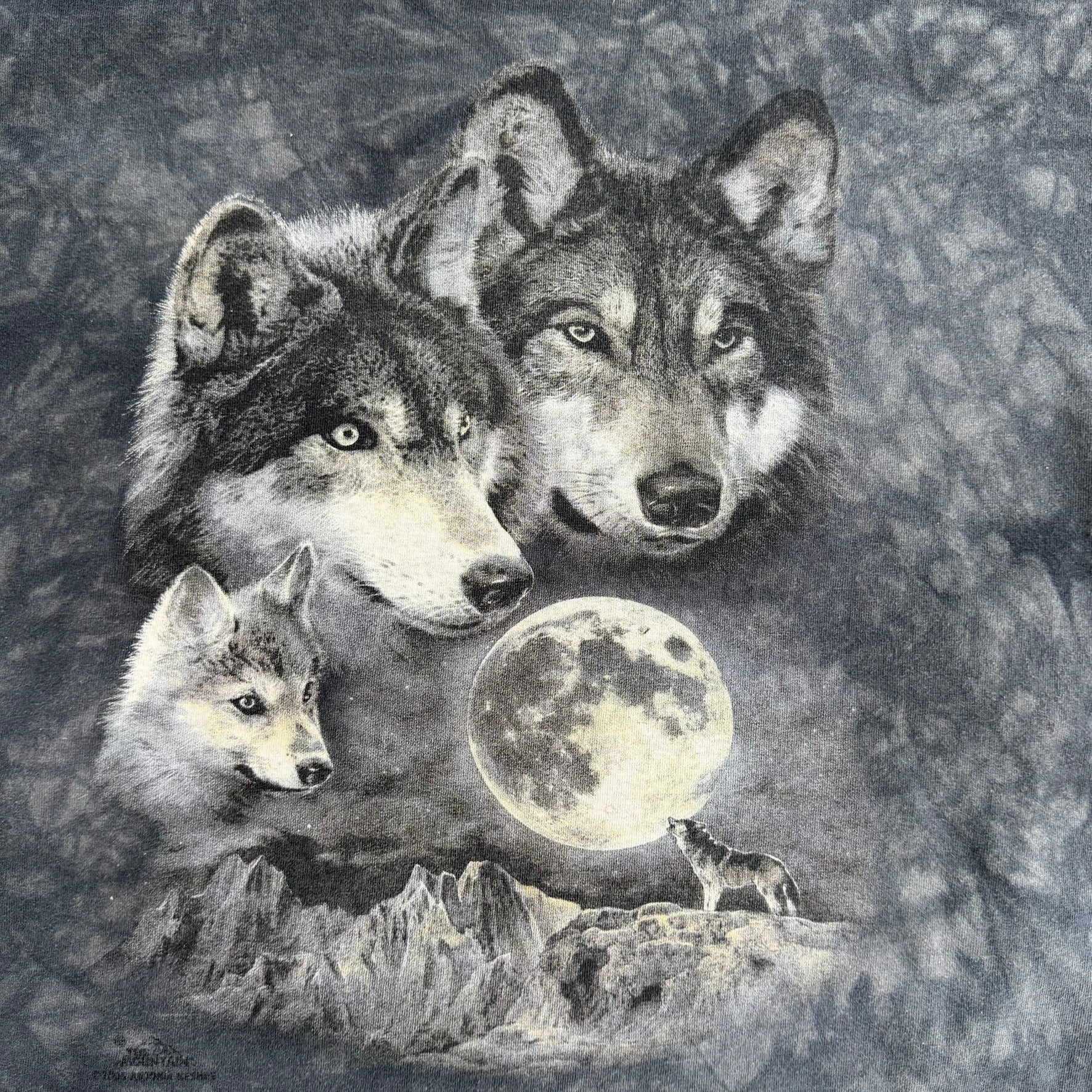 J- Vintage '05 The Mountain Kamloops Wildlife Park Wolves Graphic Tee - XL
