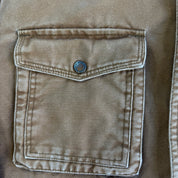 Vintage Smith Sherpa Lined Canvas Hooded Work Jacket - M