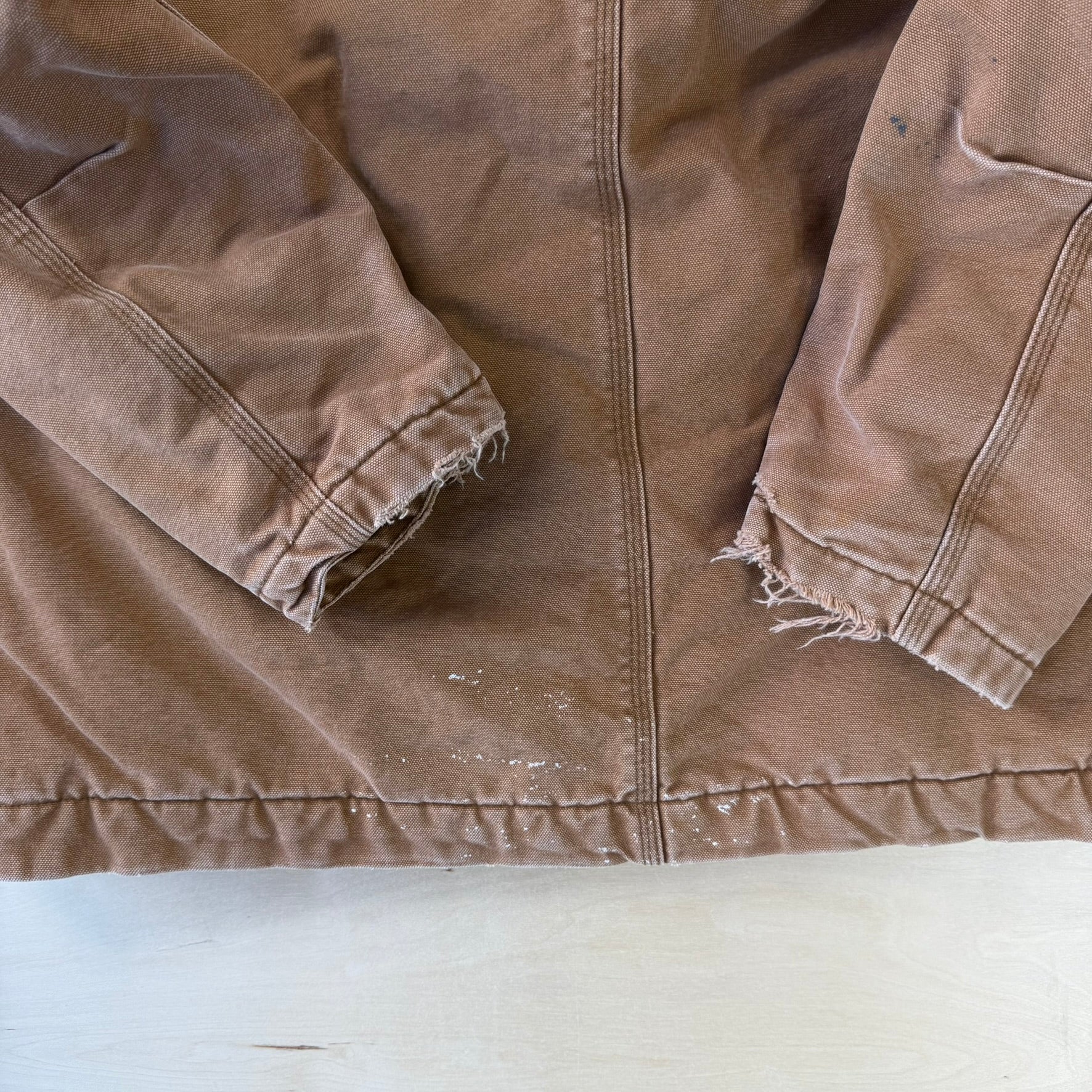 Vintage Smith Sherpa Lined Canvas Hooded Work Jacket - M