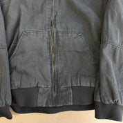 Vintage G.H Bass Co Sherpa Lined Canvas Hooded Work Jacket - M