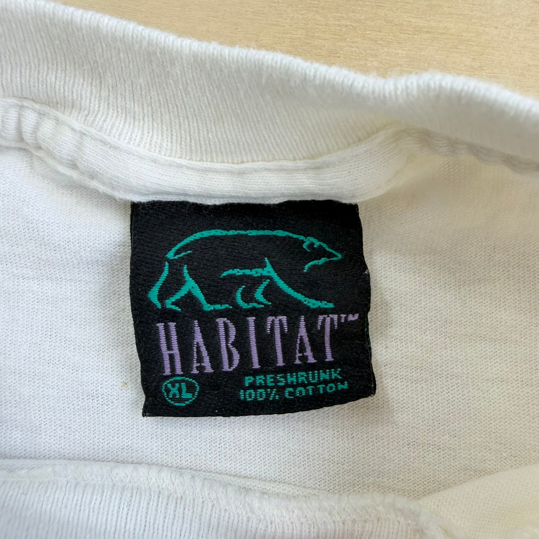 J- Vintage Habitat Pirate Treasure Island Graphic Made In USA Single Stitch Tee - XL