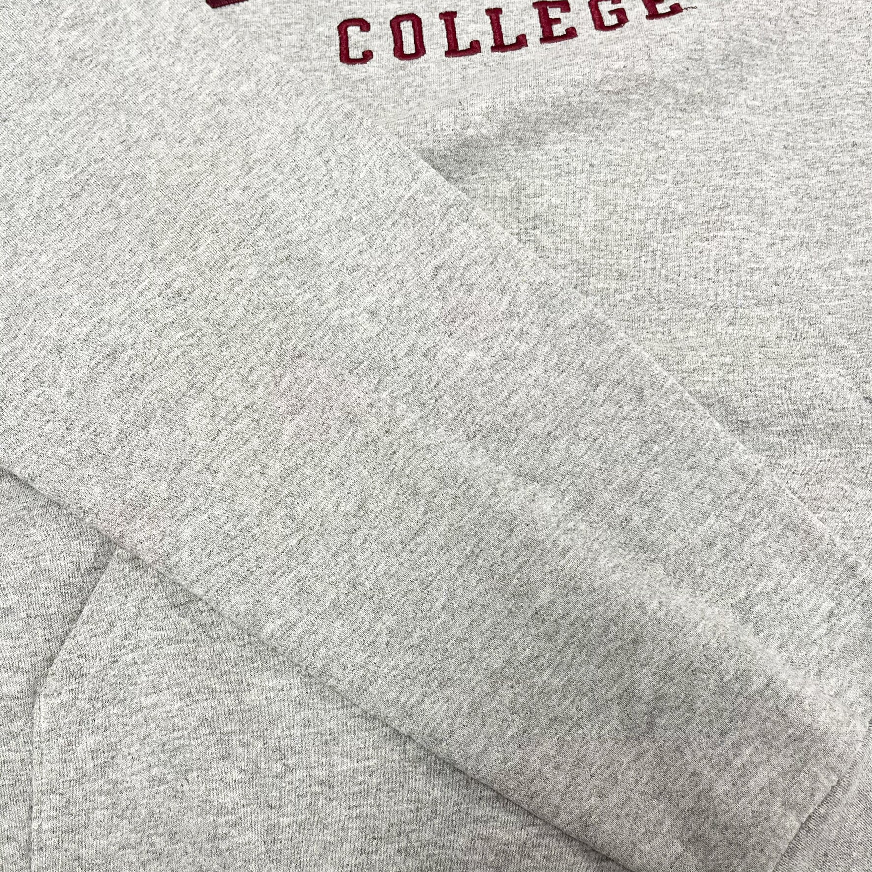 F- Vintage Champion Brooklyn College Embroidered Text Hoodie
