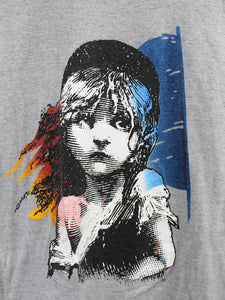 Z- Vintage 1989 Les Misérables Graphic Single Stitch Hanes Tag Tee