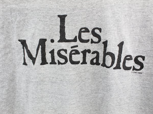 Z- Vintage 1989 Les Misérables Graphic Single Stitch Hanes Tag Tee