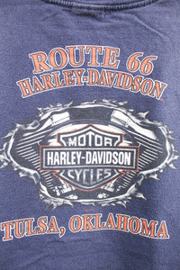 Harley Davidson Tulsa Oklahoma Route 66 Pocket Tee